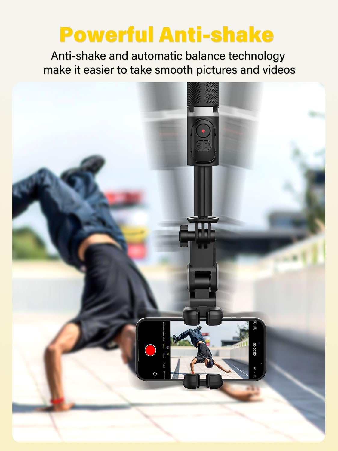 AOCHUAN M2PRO Smartphone Gimbal Stabilizer (Black)